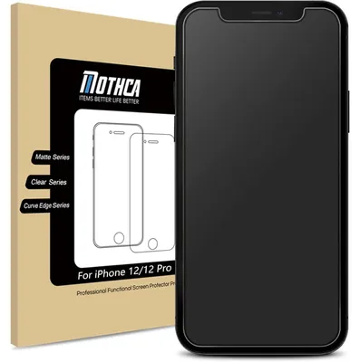 Immagine prodotto di Pellicola protettiva opaca per iPhone 12 / 12 Pro, 6,1 pollici, protezione antigraffio 9H, anti-impronte