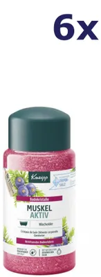 Produktbild von 6x Kneipp badzout 600g Muscle Aktive