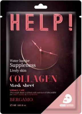 Produktbild von BERGAMO - HELP! Collagen Mask Sheet, 25ml