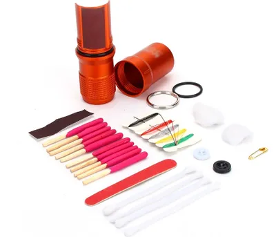 Obrázok produktu pre vodotesná fľaša, prenosná vodotesná fľaša na kľúče, prežitie EDC toolbox pre kempovanie a turistiku