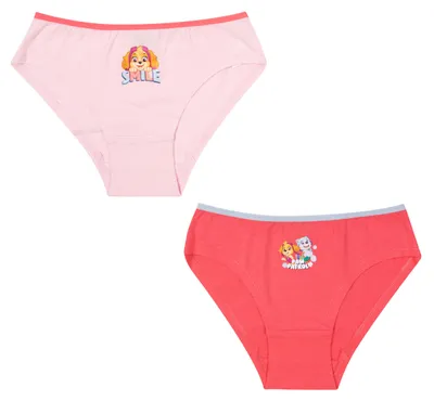 Immagine prodotto di Slip PAW Patrol per bambini confezione da 2 - Comodi pantaloni in cotone per bambine 110/116
