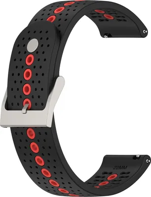 Produktbild von INF Suunto 9 Peak Armband - Atmungsaktives Silikon Uhrenarmband Schwarz+Orange
