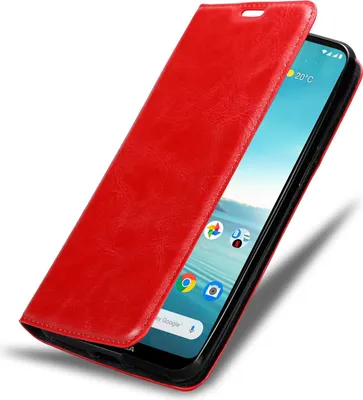 Immagine prodotto di Cadorabo cover per Nokia 3.4 cover protettiva in rosso custodia per cellulare cover chiusura magnetica