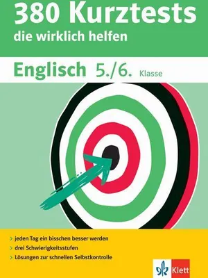 Produktbild von 380 Kurztests Englisch 5./6. Klasse