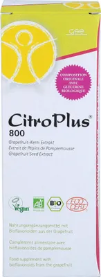 Immagine prodotto di CitroPlus 800 Estratto di semi di pompelmo biologico, 250 ml LIQ