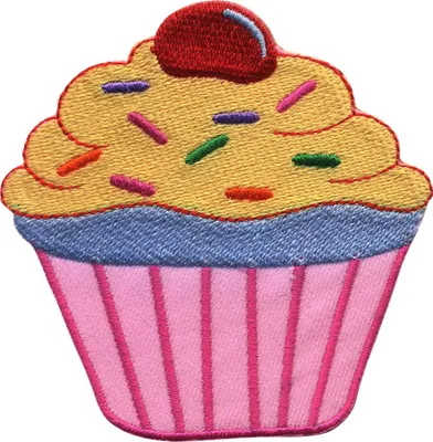 Produktbild von Aufnäher - Muffin - pink - Patch