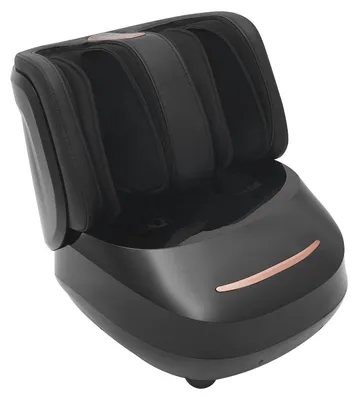 Produktbild von Elektrisches Bein- und Fußmassagegerät - Massagemaschine - Luftdruckkissen mit Tiefenknetung - Heizung 38–45°C - 220–240V EU-Stecker - 180 cm Kabel - Schwarz