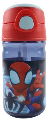 Obrázek produktu pro Plastová láhev Spiderman Spidey Glow s brčkem, 350 ml