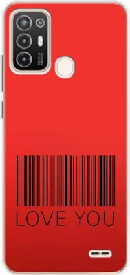 Produktbild von König Design Hülle kompatibel mit ZTE Blade A52 Kunststoff Soft Handyhülle - Handy Case Love You