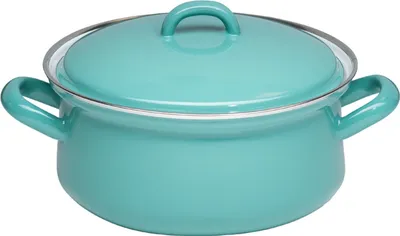 Obrázek produktu pro Riess Kastrol s víkem Ø18cm 1,5 litru smaltovaný Classic Nature Green