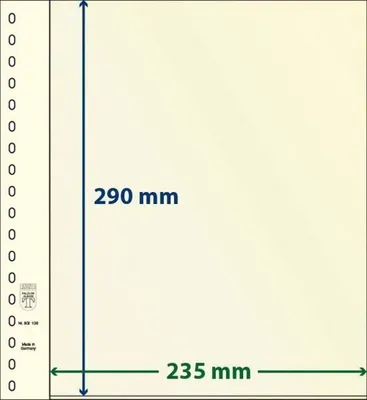 Produktbild von Lindner dT802106P dT-Blanko-Blatt 5er Pack