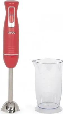 Obrázek produktu pro Ruční mixér LIVOO DOP245R, 400 W, 2 rychlosti, odměrka 700 ml, 2 nerezové nože