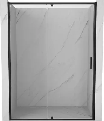 Immagine prodotto di Mexen Exo porta doccia a battente 155 cm, trasparente, nero - 819-155-000-70-00