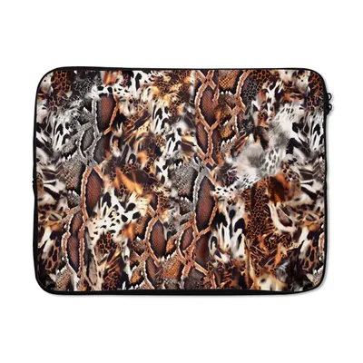 Produktbild von MuchoWow® Laptop Hülle 15 Zoll Tierdruck - Tiger - Tiere Laptoptasche - Laptoptasche - Sleeve - Rundum-Schutz