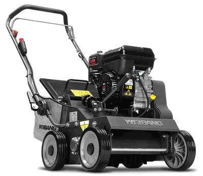 Produktbild von Leistungsstarker Weibang WB384RB 38 cm Benzin-Vertikutierer mit neigbaren Messern und B&S-Motor