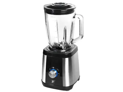 Obrázok produktu pre Lafe LAFBLE46185, Stolný mixér, Pulzný spínač, Drtenie ľadu, 600 W, Čierna, Nerezová oceľ, Priehľadná