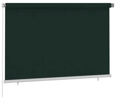 Image de vidaXL Store extérieur 220x140 cm vert foncé HDPE