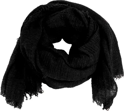 Produktbild von Niklarson Schal Tuch schwarz 190x100cm Damen Poncho Stola Pareo Viskose T1284