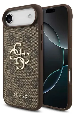 Produktbild von Guess 4G Metal Logo Back Cover für das Apple iPhone Air - Braun