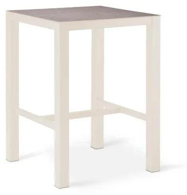 Produktbild von Bartisch Rhodos 80 x 80 x 109 cm Aluminium HPL Beige