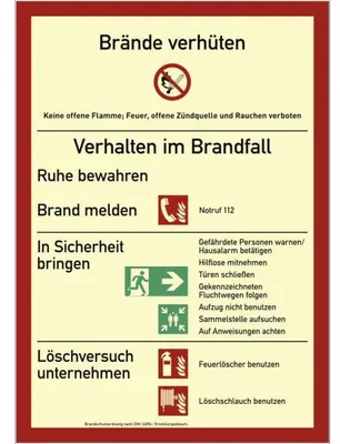 Produktbild von Dreifke® Schild Brandschutzordnung(ohne Handfeuermelder),TeilA(2014),Kunststo...