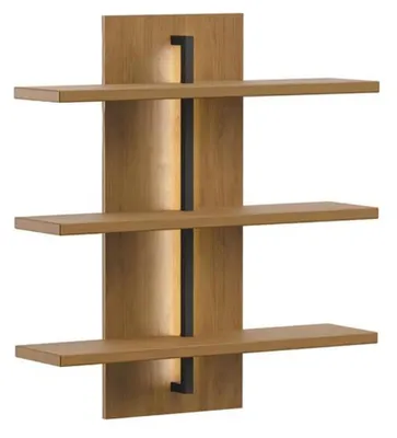 Produktbild von Regalbrett Wandregal Braun Regal Schweberegal Dekoregal Wandkasten