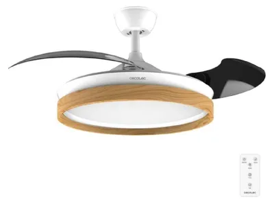 Zdjęcie produktu dla Cecotec EnergySilence Aero 4320, Wentylator domowy z łopatkami, Biały, Drewno, Sufit, 25 m², 106 cm, Pilot