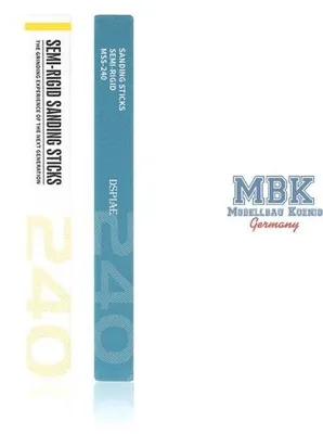 Produktbild von DSPIAE DSP-MSS-240 DSPIAE Semi-rigid Sanding Sticks #240 Grit