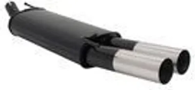 Produktbild von Novus Sportendschalldämpfer für Opel Corsa D (D) 2 x 76mm RL-Design