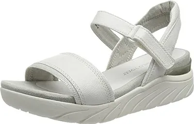 Produktbild von MARCO TOZZI Keil-Sandaletten, Absatz 4,5 cm Damen Weiß - 40