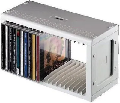 Produktbild von CD DVD Regal 20 - Medien Aufbewahrung Sortierung