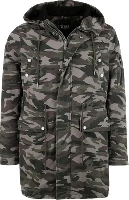 Produktbild von Black Premium by EMP Herren schwarze Winterjacke mit Innentasche L