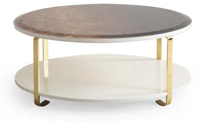 Obrázek produktu pro Konferenční stolek obývací pokoj kulatý nábytek dřevo moderní design
