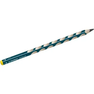 Produktbild von Ergonomischer Dreikant-Bleistift für Linkshänder - STABILO EASYgraph in petrol - Einzelstift - Härtegrad 2B