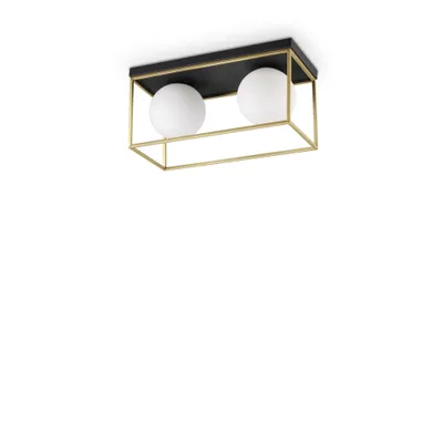 Obrázok produktu pre Moderné stropné svietidlo Lingotto Metal Brass 2 svetlá E14