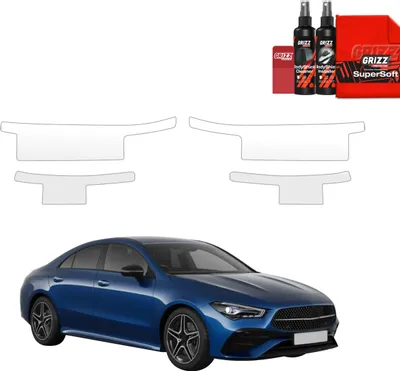 Zdjęcie produktu dla Folia ochronna 4 w 1 na progi – Mercedes CLA 200 (2025–2026)  Grizz Protector