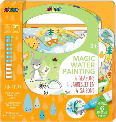 Obrázek produktu pro Kouzelná sada na malování vodou pro děti - design pro 4 roční období