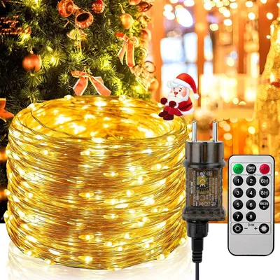 Obrázok produktu pre Svietidlo – 20 metrov – 200 LED – 8 režimov s nastaviteľným svetlom