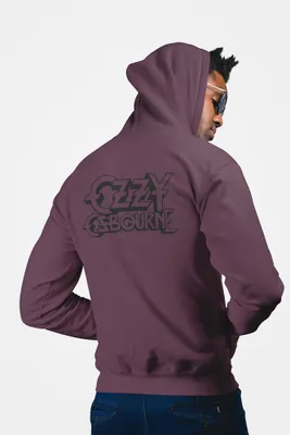 Produktbild von D&B Uni Hoodie ZIPZN00006 Ozzy Braun-Größe M