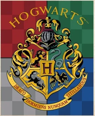 Produktbild von Harry Potter - Strandtuch - Hogwarts Wappen