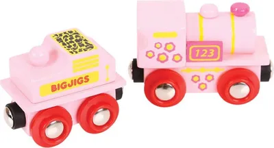 Immagine prodotto di Motore Bigjigs Rail Pink con tender