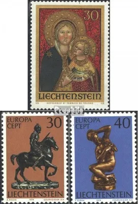 Produktbild von Briefmarken Liechtenstein 1973 Mi 595,600-601 (kompl.Ausg.) postfrisch Sondermarken