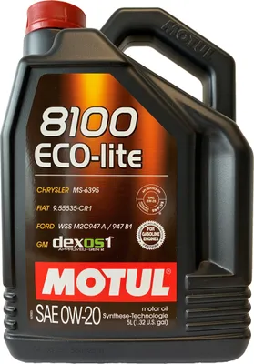 Produktbild von Motul 8100 Eco-Lite 0W-20 5 Liter