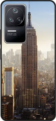 Produktbild von König Design Hülle kompatibel mit Xiaomi Poco F4 Kunststoff Soft Handyhülle - Handy Case Empire State Building