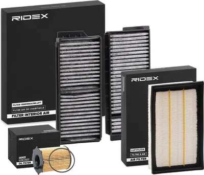 Produktbild von RIDEX Filterset Inspektionspaket Filtersatz für MAZDA 3 (BK) 3 Stufenheck (BK)