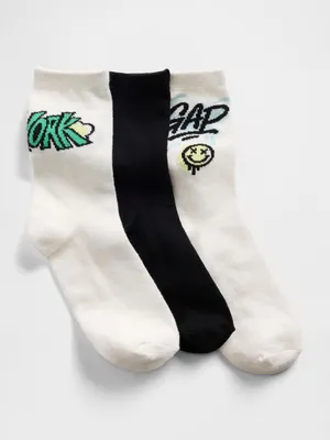 Produktbild von GAP Kindersocken mit Logo, 3 Paar M