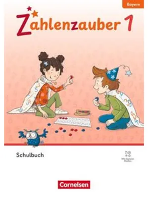 Zdjęcie produktu dla Zahlenzauber 1. Jahrgangsstufe - Ausgabe Bayern 2026 - Schulbuch mit Kartonbeilagen und digitalen Medien
