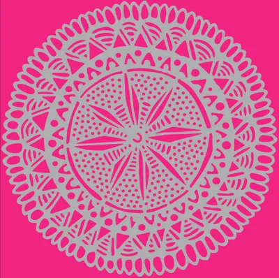 Produktbild von Schablone "Mandala Kreis 2", 15x15cm