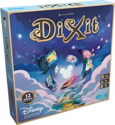Obrázok produktu pre Dixit Disney, Asmodee, rodinná hra, fantasy hra, 3–6 hráčov, kompatibilná s Dixit Universe