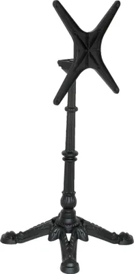 Image de Pied de table en ALUMINIUM Noir pour Exterieur,Interieur